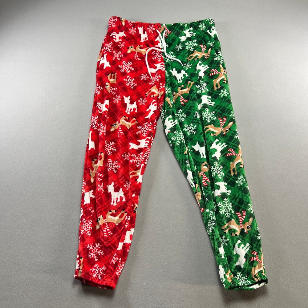 Rudolph The Red Nosed Reindeer Pajama Pants Womens Medium (8-10) Multi Sleepwear